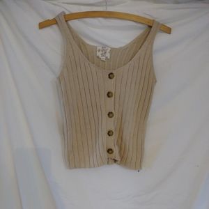 Size S hippie rose tank top